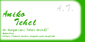 aniko tehel business card